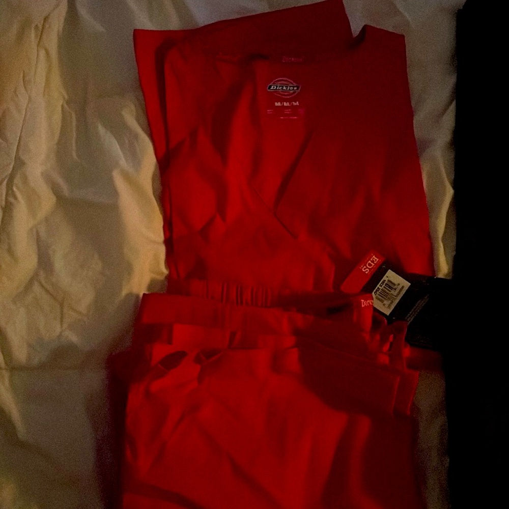 Womens Dickies scrub top and pant set!